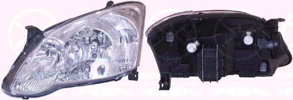 Headlight, H7/H7, with motor for headlamp levelling, Valeo, Right, Illuminance [lx]: 20, 81130 02380 (TOYOTA)