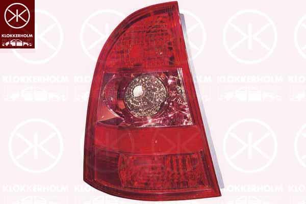 Tail Light Assembly, without bulb holder, Right, 81551 02280 (TOYOTA)