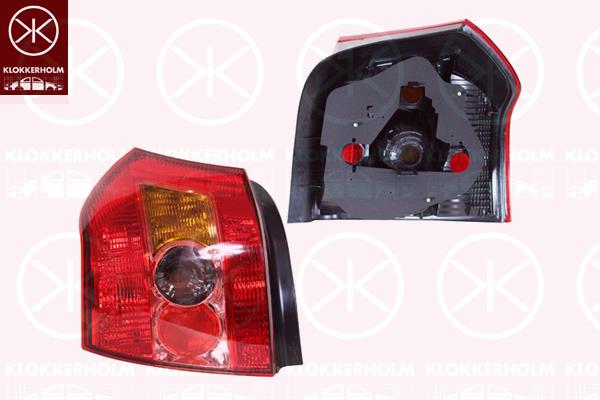 Tail Light Assembly, without bulb holder, Left, 81561 13610 (TOYOTA)