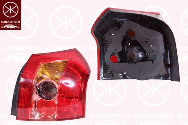 Tail Light Assembly, without bulb holder, Right, 81551 13610 (TOYOTA)