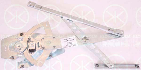 Window Regulator, 4-dr, without electric motor, Electric, Right Front, Number of pins: 6, 69801 12190 (TOYOTA)