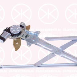 Window Regulator, 4-dr, with electric motor, Electric, Left Front, Number of pins: 2, 69802 12190 (TOYOTA)