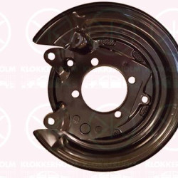 Splash Guard, brake disc, Rear Axle Left, for brake disc diameter [mm]: 258, Diameter 1/Diameter 2 [mm]: 280 / 75, 46504 02020 (TOYOTA)