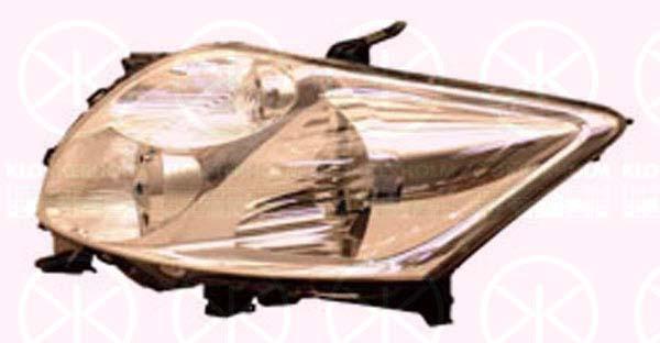 Headlight, H11/HB3, with motor for headlamp levelling, Valeo, Right, Housing Colour: chrome, Illuminance [lx]: 20, 81130 02470 (TOYOTA)