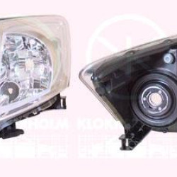 Headlight, H11/HB3, with motor for headlamp levelling, Valeo type, Left, Illuminance [lx]: 12.5, Housing Colour: chrome, 81170 02460 (TOYOTA), 81170-02470 (TOYOTA)