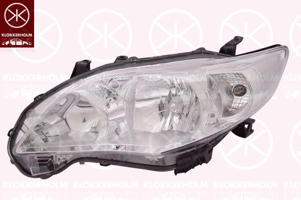 Headlight, HB4/HB3, Right, Illuminance [lx]: 25, Housing Colour: chrome, without motor for headlamp levelling, 8113012D80 (TOYOTA)