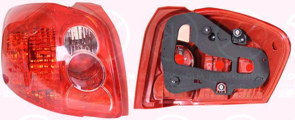 Tail Light Assembly, Left, Vehicle Production Country: Europe, without bulb holder, 81561 02380 (TOYOTA)