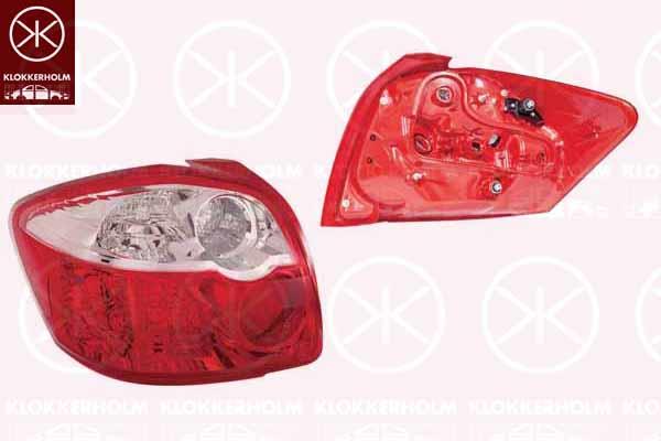 Tail Light Assembly, without bulb holder, Left, 81561 02550 (TOYOTA)