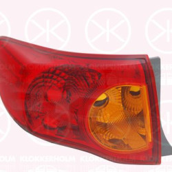 Tail Light Assembly, without bulb holder, Left, Outer section, 81561 02410 (TOYOTA), 81561 12A10 (TOYOTA)