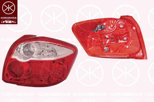 Tail Light Assembly, without bulb holder, Right, 81551 02550 (TOYOTA)