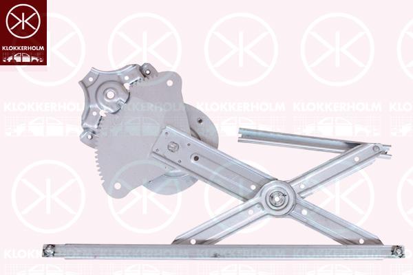 Window Regulator, 4/5-drs, without electric motor, Electric, Right Front, Vehicle Production Country: Turkey, 69810 02320 (TOYOTA)