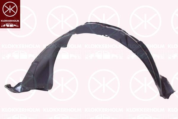 Liner, wheelhouse, Plastic, Left Front, 53876 12400 (TOYOTA)