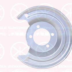 Splash Guard, brake disc, Rear Axle Right, for brake disc diameter [mm]: 259, Diameter 1/Diameter 2 [mm]: 280/72, Zinc-coated, 4788102031 (TOYOTA), 47881-02031 (TOYOTA), 4788102051 (TOYOTA)