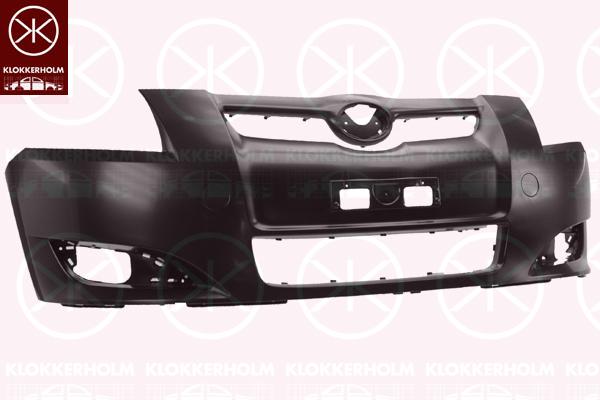 Bumper, Front, Smooth, black, 52119 02970 (TOYOTA)