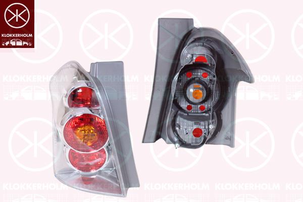 Tail Light Assembly, without bulb holder, Left, 81561-0F020 (TOYOTA)