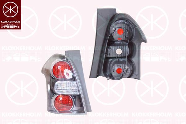 Tail Light Assembly, Left, Housing Colour: black, without bulb holder, 815610F080 (TOYOTA)