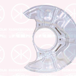 Splash Guard, brake disc, Front Axle Left, for brake disc diameter [mm]: 295, Zinc-coated, 47782-0F010 (TOYOTA), 477820F010 (TOYOTA)