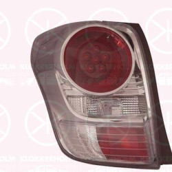 Tail Light Assembly, Left, without bulb holder, LED, P21W, PY21W, R5W, 81561-0F130 (TOYOTA)