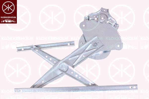 Window Regulator, without electric motor, Electric, Right Front, 69810 0F020 (TOYOTA), 69810 0F021 (TOYOTA)