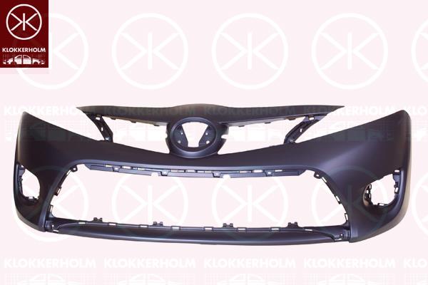 Bumper, Front, Smooth, black, 521190F923 (TOYOTA)