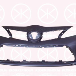 Bumper, Front, with hole(s) for washer nozzle, Smooth, black, 521190F925 (TOYOTA)