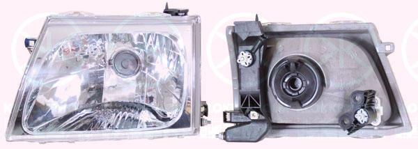 Headlight, Left, H4, not ECE approved, for vehicles without headlight levelling, Depo, 81170 35320 (TOYOTA), 81170 35350 (TOYOTA)