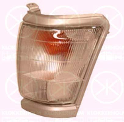 Direction Indicator, Left, with position light, with bulb holder, white, not ECE approved, 81521 35060 (TOYOTA), 81521 35061 (TOYOTA)