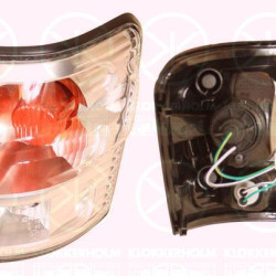 Direction Indicator, with position light, with bulb holder, Crystal clear, Right, 81510 04100 (TOYOTA)