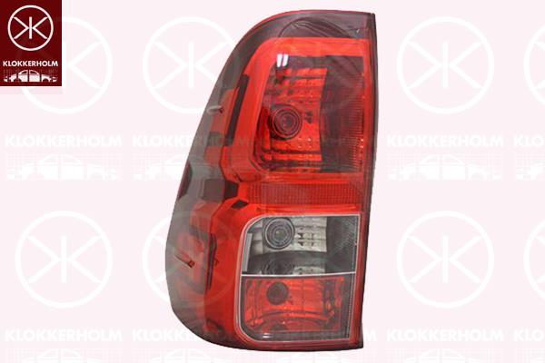 Tail Light Assembly, with bulb holder, Left, 815600K270 (TOYOTA), 815610K270 (TOYOTA), 81561-0K270 (TOYOTA)