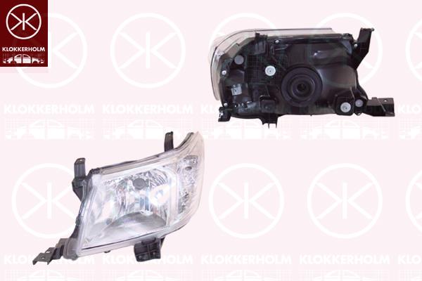 Headlight, H4, without motor for headlamp levelling, Left, Indicator Colour: yellow, 81150-0K440 (TOYOTA)