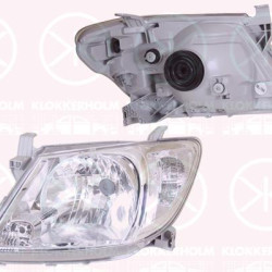 Headlight, H4, without motor for headlamp levelling, Left, Illuminance [lx]: 37.5, Indicator Colour: Crystal clear, 81170-0K210 (TOYOTA)