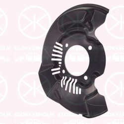 Splash Guard, brake disc, Front Axle Right, Brakes-/Drive Dynamics Articles: for ESP, Number of bores: 4, for brake disc diameter [mm]: 319, Diameter 1/Diameter 2 [mm]: 355/100, 47781-0K040 (TOYOTA), 47781-0K050 (TOYOTA)