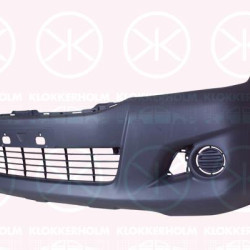 Bumper, 4WD, Front, with holes for extensions, black, 52119 0K981 (TOYOTA)