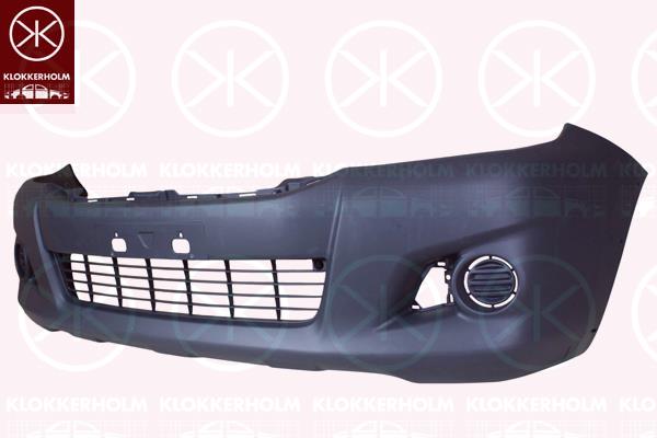 Bumper, 2WD, Front, black, 52119 0K980 (TOYOTA)