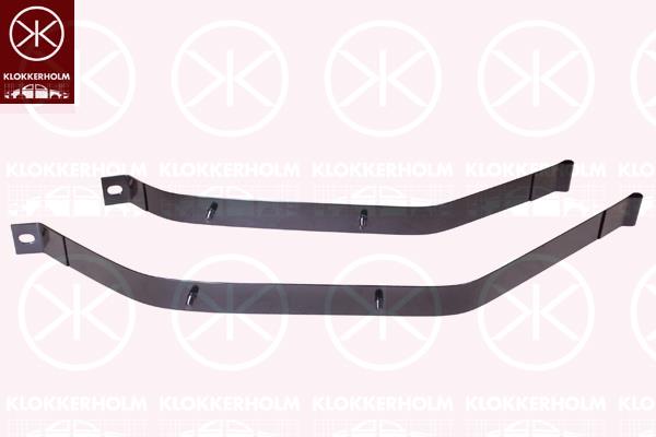 Steel Strap, fuel tank, Set, Quantity: 2, 776010K010 (TOYOTA), 776010K040 (TOYOTA), 776010K090 (TOYOTA), 77601A (TOYOTA), 776020K040 (TOYOTA), 776020K080 (TOYOTA)