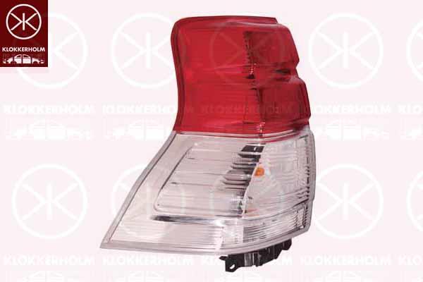 Tail Light Assembly, LED, without bulb holder, Left, Indicator Colour: white, 81560 60830 (TOYOTA), 81560 60831 (TOYOTA)