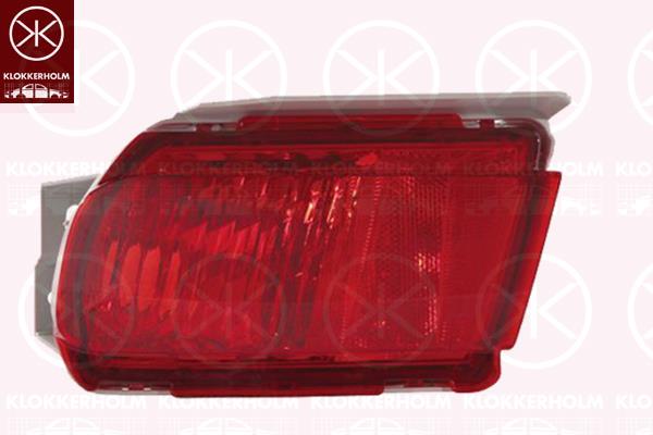 Rear Fog Light, Left, without bulb holder, W21W, 81581-60240 (TOYOTA), 81590-60270 (TOYOTA)