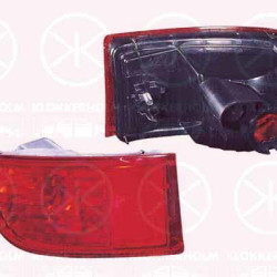 Reflector, Right Rear, without bulb holder, W21W, red, 8158060111, 8158160100 (TOYOTA), 8158160101 (TOYOTA), 8158160102 (TOYOTA)