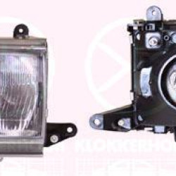 Headlight, H4/H1, for vehicles without headlight levelling, Depo, Left, Illuminance [lx]: 30, 81150 60472 (TOYOTA)