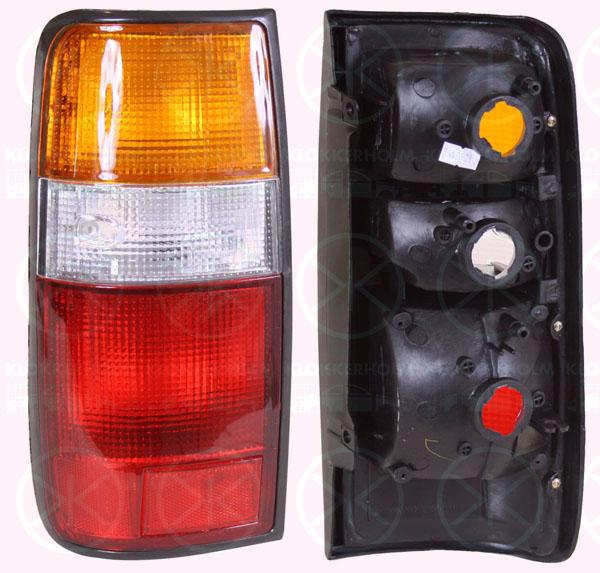 Tail Light Assembly, without bulb holder, Left, not ECE approved, Indicator Colour: yellow, 81560 60260 (TOYOTA)