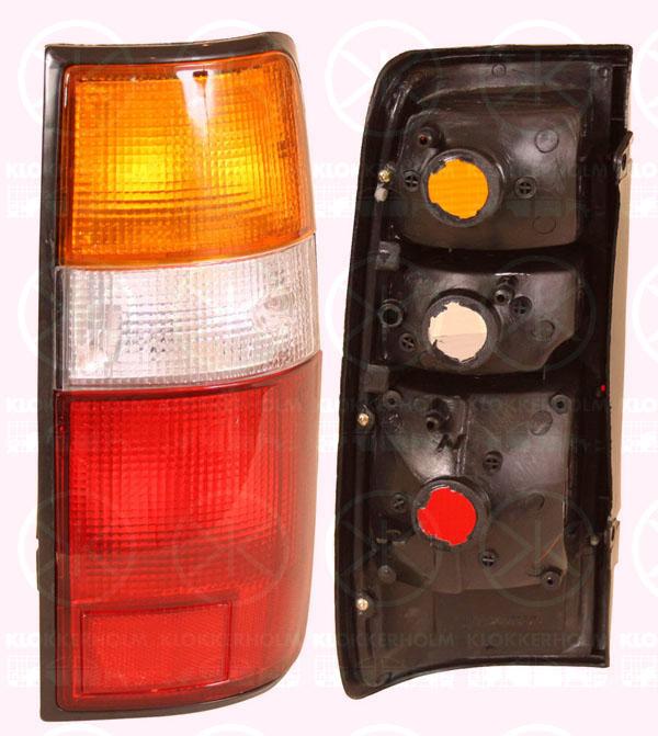 Tail Light Assembly, without bulb holder, Right, not ECE approved, Indicator Colour: yellow, 81550 60340 (TOYOTA)