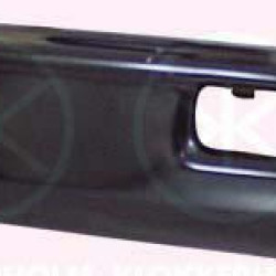 Bumper, Front, black, with hole(s) for towing hook, Width [cm]: 10, 52111 60220 (TOYOTA)