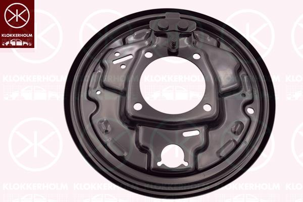 Splash Guard, brake disc, Rear Axle Left, Brake Type: Drum Brake, 47044-60050 (TOYOTA), 4704460060 (TOYOTA), 47044-60060 (TOYOTA)