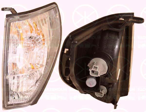 Direction Indicator, with bulb holder, white, Left Front, 81521 60380 (TOYOTA)