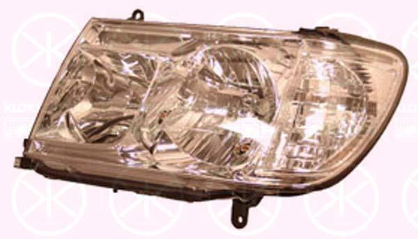 Headlight, HB3/HB4, for vehicles with headlight levelling, Depo, Right, Illuminance [lx]: 12.5, 81110 60B00 (TOYOTA), 81110 60B01 (TOYOTA), 81130 60A90 (TOYOTA)