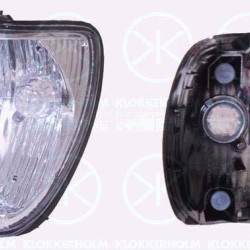 Direction Indicator, without bulb holder, Crystal clear, Right, 81510 60490 (TOYOTA), 81521 60360 (TOYOTA)