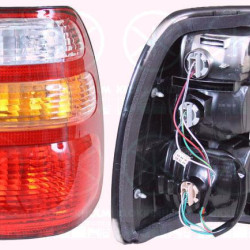 Tail Light Assembly, with bulb holder, Right, Outer section, Indicator Colour: yellow, not ECE approved, 81550 60560 (TOYOTA)