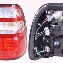 Tail Light Assembly, with bulb holder, Right, Outer section, Indicator Colour: white, not ECE approved, 