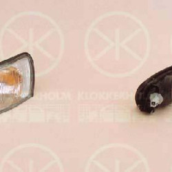 Direction Indicator, with bulb holder, white, Left, Stanley type, 8152020650 (TOYOTA), 8152021020 (TOYOTA)