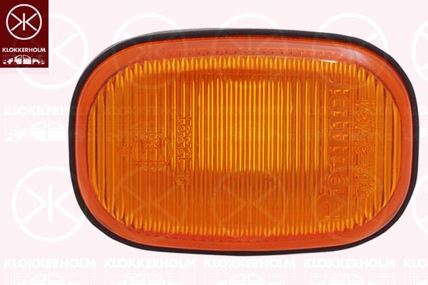 Direction Indicator, without bulb holder, yellow, lateral installation, 8173005010 (TOYOTA), 81730-17051 (TOYOTA), 81730-20210 (TOYOTA)